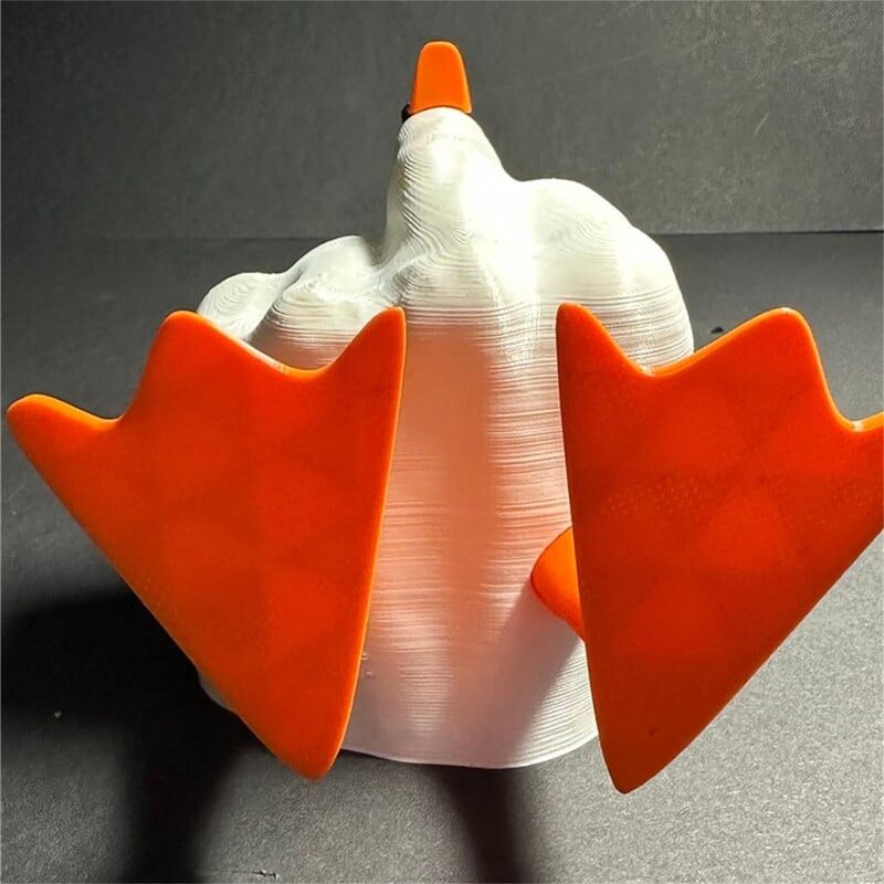 Funny Duck Resin Figurine ,Middle Finger Duck Resin Garden Statue ,Middle Finger Duck Resin Craft You Home Decoration Sculpture Statue for Home Office Desk Gift Ornaments