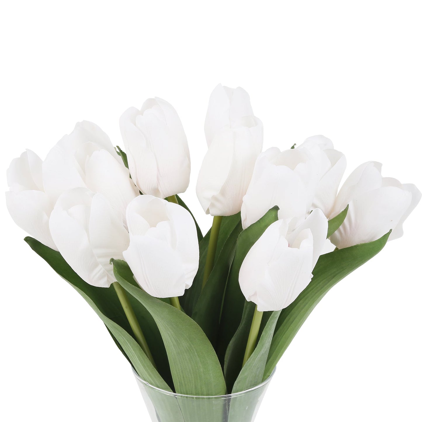 24 pieces of artificial tulips are used for decorating fake tulips, flower arrangement, artificial tulip decoration, dining table, home decoration, baby shower center decoration