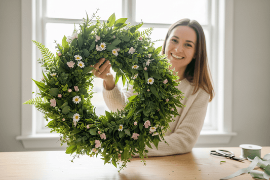 How To Create Your Own Spring Wreath - IPOPU