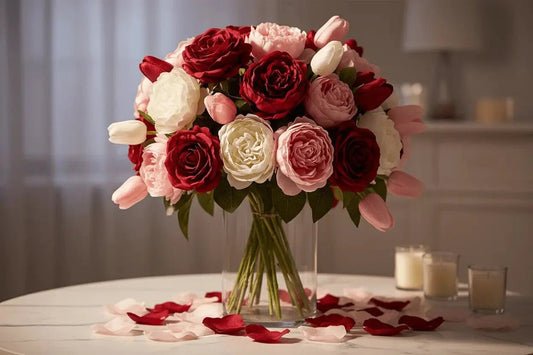 Valentine’s Day Faux Flower Arrangement - IPOPU