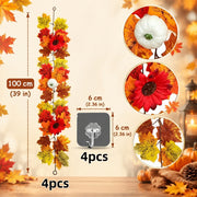 Fall Maple Leaf Hanging Garlands – Set of 4