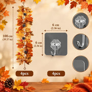 Fall Maple Leaf Hanging Garlands – Set of 4