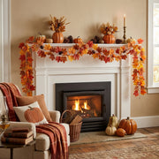 Fall Maple Leaf Hanging Garlands – Set of 4