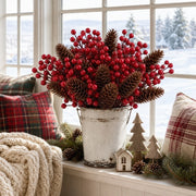 Red Berry Christmas Floral Arrangement Collection