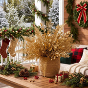 Gold Christmas Floral Arrangement Collection
