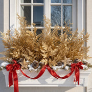 Gold Christmas Floral Arrangement Collection