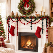 Velvet Ball Christmas Garland