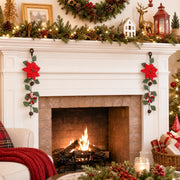 Artificial Christmas Hanging Stem Set