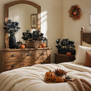 Black Rose Halloween Floral Arrangement