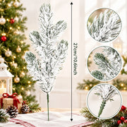 Silver Christmas Decorative Branch Stem
