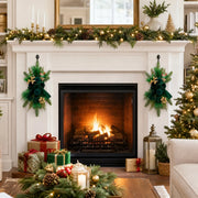 Green Christmas Swag and Garland Collection