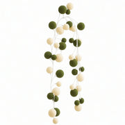 Red Velvet Ball Christmas Garland