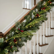 Red Berry Decorative Branch Stem Set