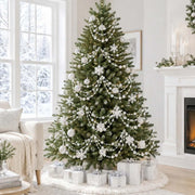 6-Piece Crystal Snowflake Hanging Garland Set