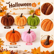 Mini Chenille Fall Pumpkins – Set of 25