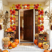 Fall Maple Leaf Hanging Garlands – Set of 4