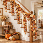 Fall Maple Leaf Hanging Garlands – Set of 4