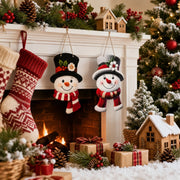 Snowman Christmas Hanging Ornament Set