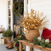 Gold Christmas Floral Arrangement Collection