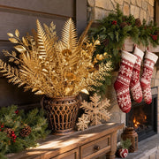 Gold Christmas Floral Arrangement Collection