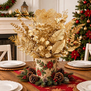 Gold Christmas Floral Arrangement Collection