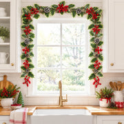 Artificial Christmas Hanging Stem Set