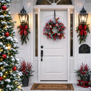 Peppermint Christmas Front Door Wreath
