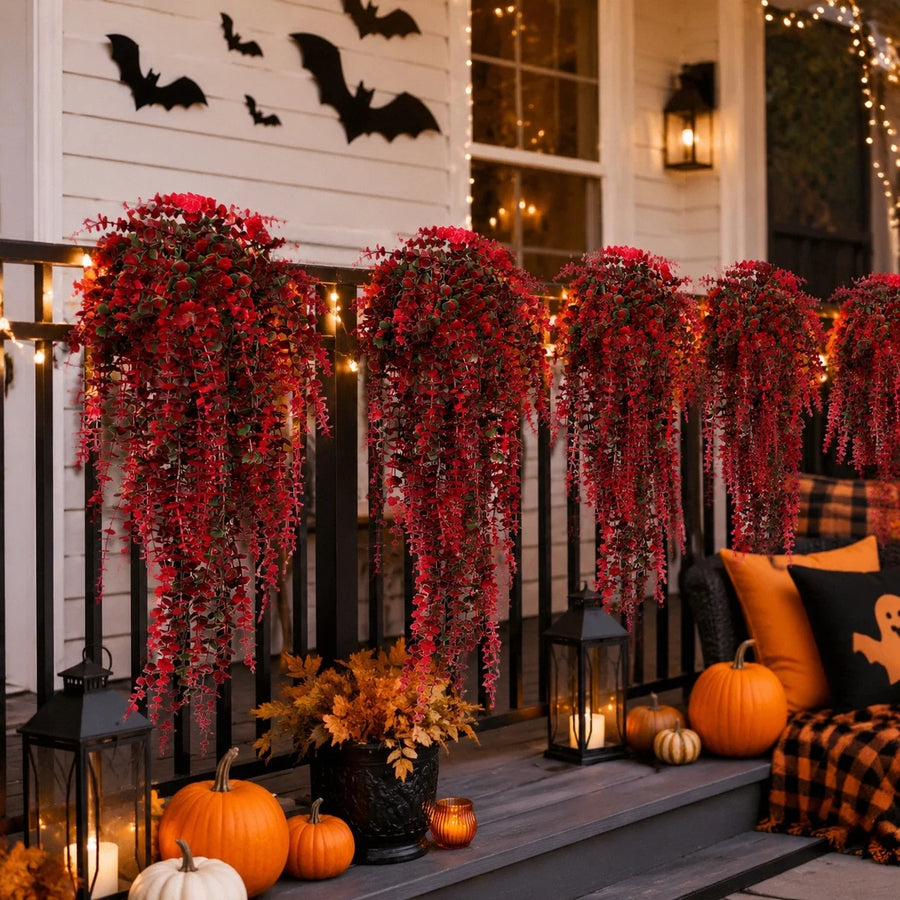 3-Piece Fall Hanging Eucalyptus Vine Set