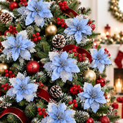 5-Piece Christmas Poinsettia Floral Arrangement