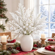 20-Piece Glitter Christmas Branch Stem Collection