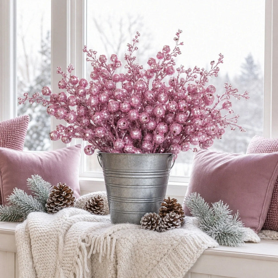 Glitter Berry Floral Stem Collection