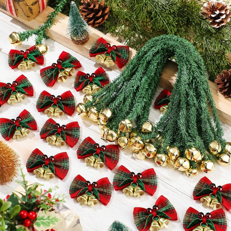 20-Piece Gold Bow Garland Tie Set