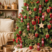 Candy Ornament Christmas Floral Pick Set