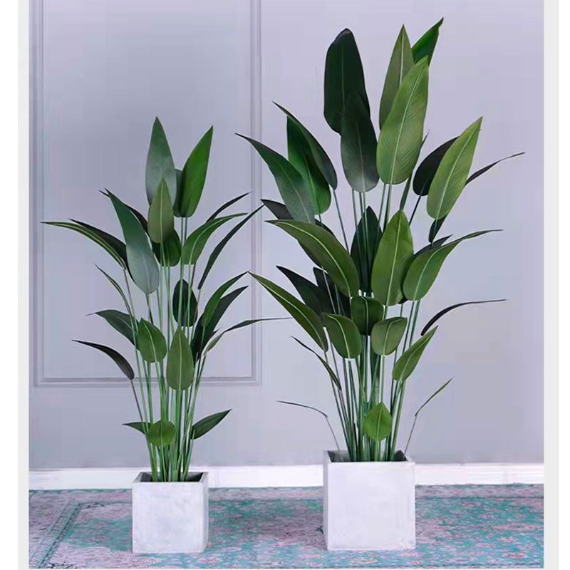 Nordic traveler banana bird of paradise potted plant large anti-authentic plant decoration fake tree green plant indoor living room floor-standing decoration