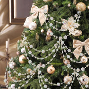 6-Piece Crystal Snowflake Hanging Garland Set