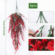 4-Piece Artificial Eucalyptus Hanging Vine Set