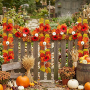 Fall Maple Leaf Hanging Garlands – Set of 4