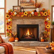 Fall Maple Leaf Hanging Garlands – Set of 4