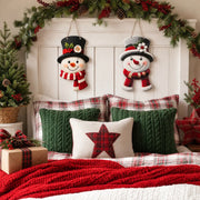 Snowman Christmas Hanging Ornament Set