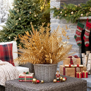 30-Piece Gold Christmas Floral Stem Sets