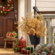 30-Piece Gold Christmas Floral Stem Sets