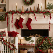 Velvet Ball Christmas Garland