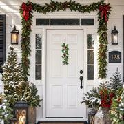 Artificial Holly Hanging Sprig Set