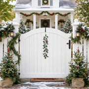 Artificial Holly Hanging Sprig Set