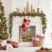 Artificial Christmas Hanging Stem Set