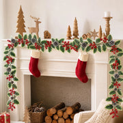 Artificial Christmas Hanging Stem Set