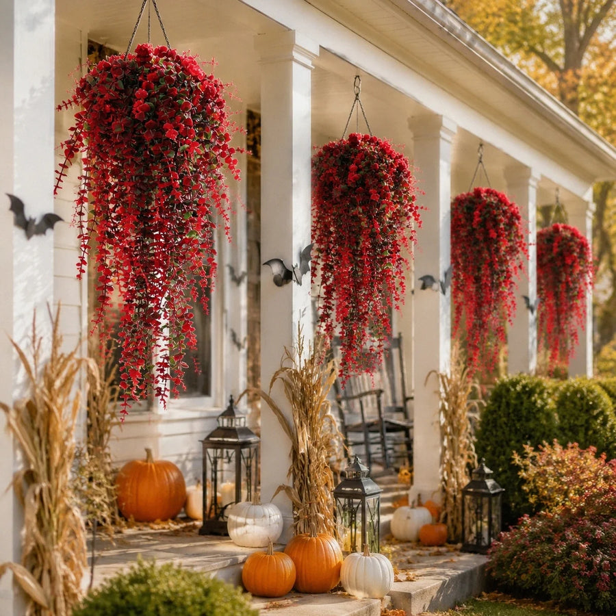 3-Piece Fall Hanging Eucalyptus Vine Set
