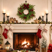 Christmas Front Door Garland and Wreath Set
