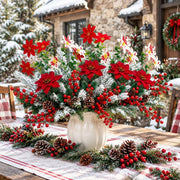 Assorted Christmas Floral Stem Set – 49 Pcs
