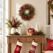 Red Berry Christmas Door Wreath